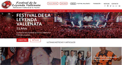 Desktop Screenshot of festivalvallenato.com